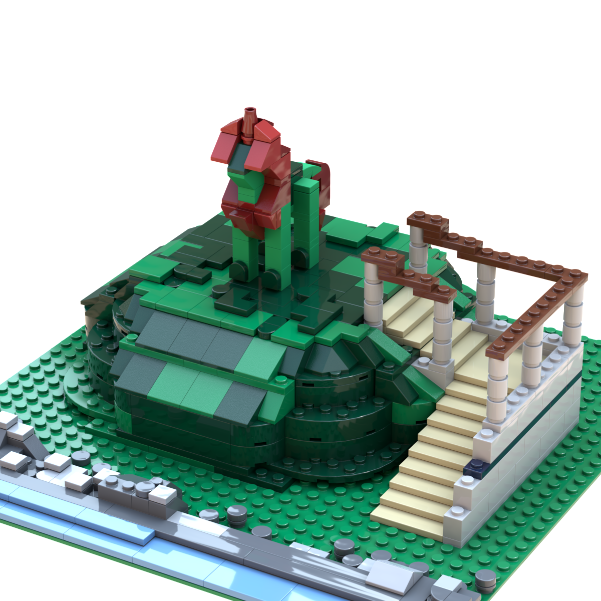 #3252554 - safe, artist:otl crafts, oc, oc:pine pyre, kirin, pony, hill ...