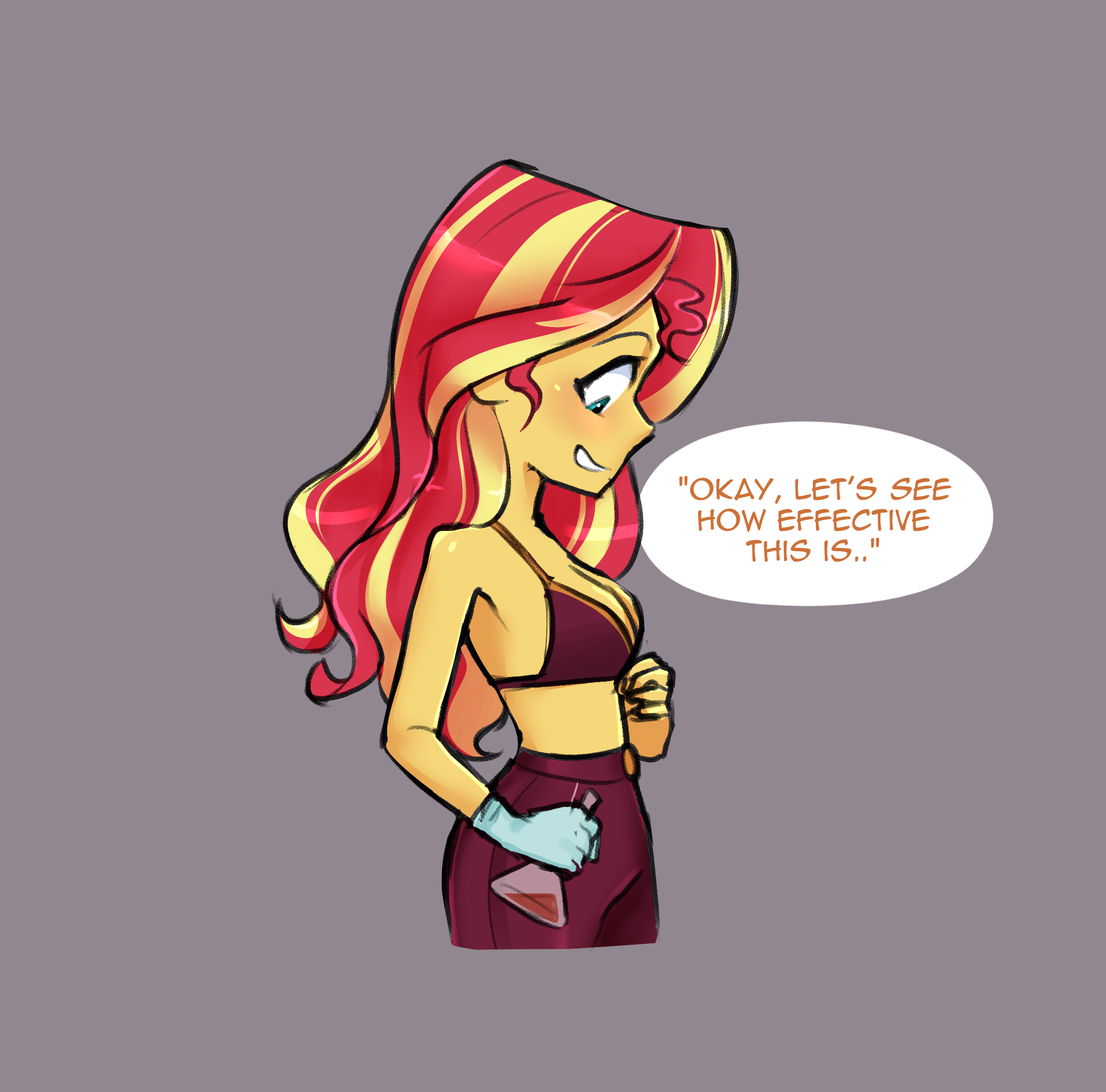 #3059305 - suggestive, artist:tomi_ouo, part of a set, sunset shimmer ...