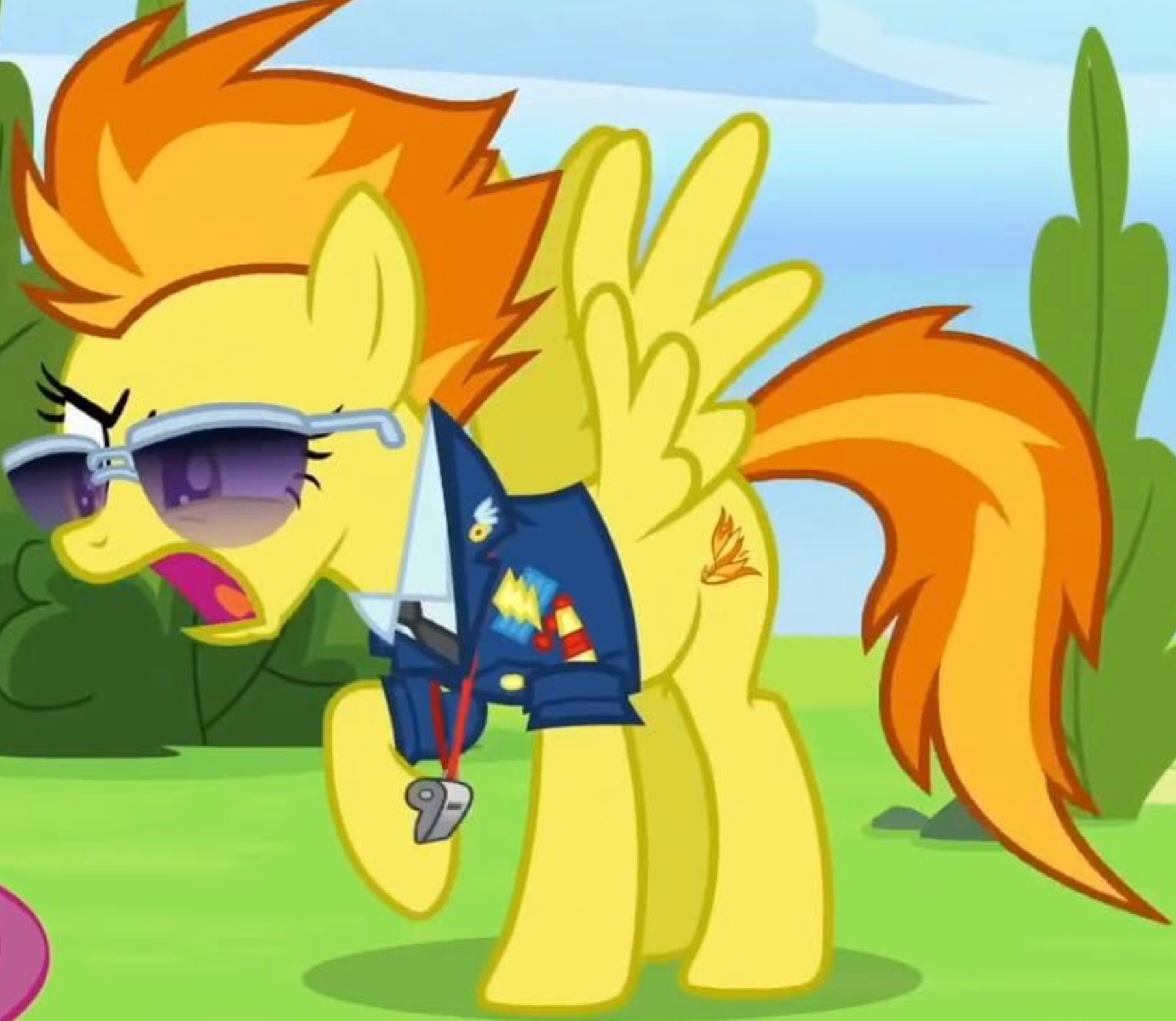 #3077063 - safe, screencap, spitfire, pegasus, pony, the washouts ...