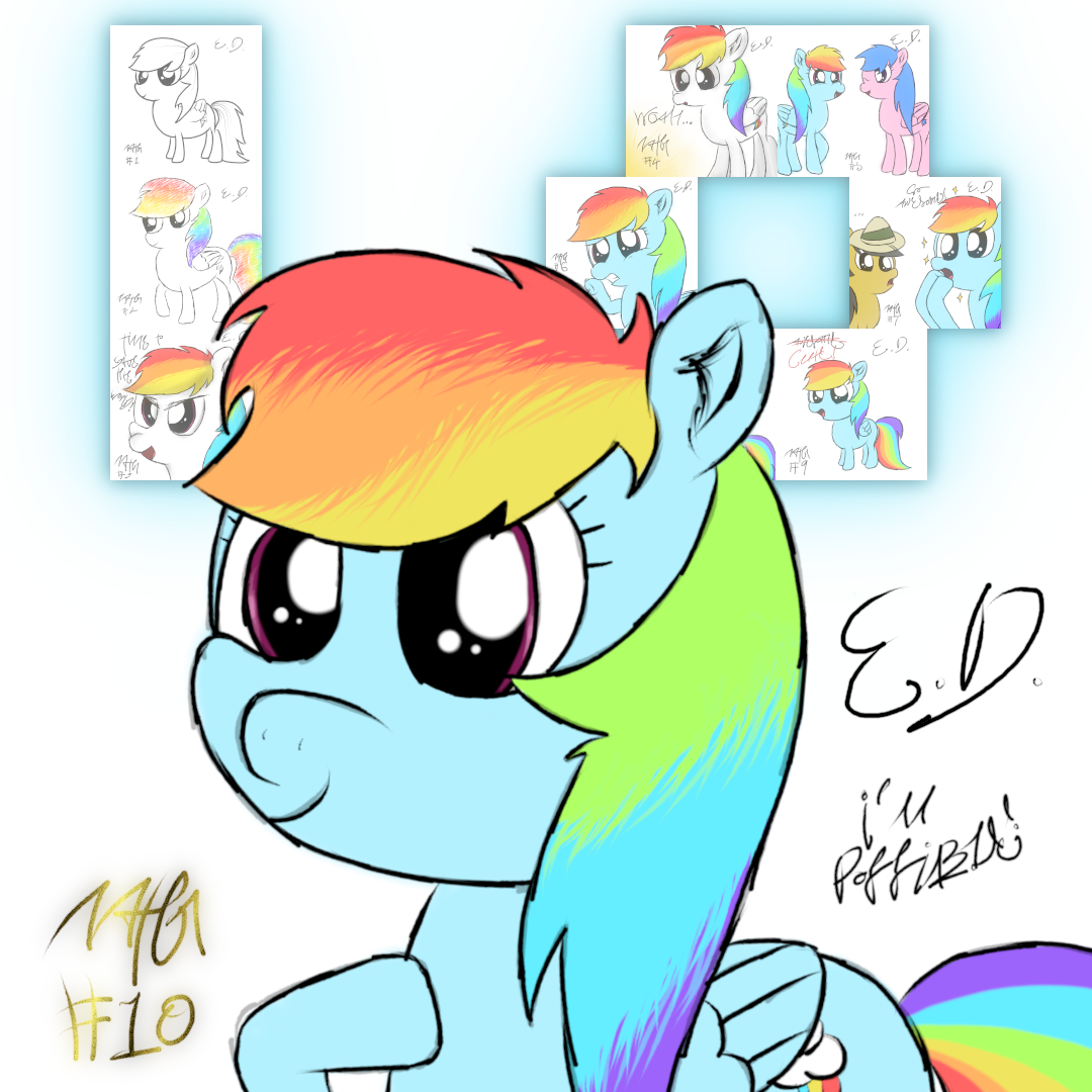 3095582 Safe Artist Everydaydashie Rainbow Dash Pegasus Pony