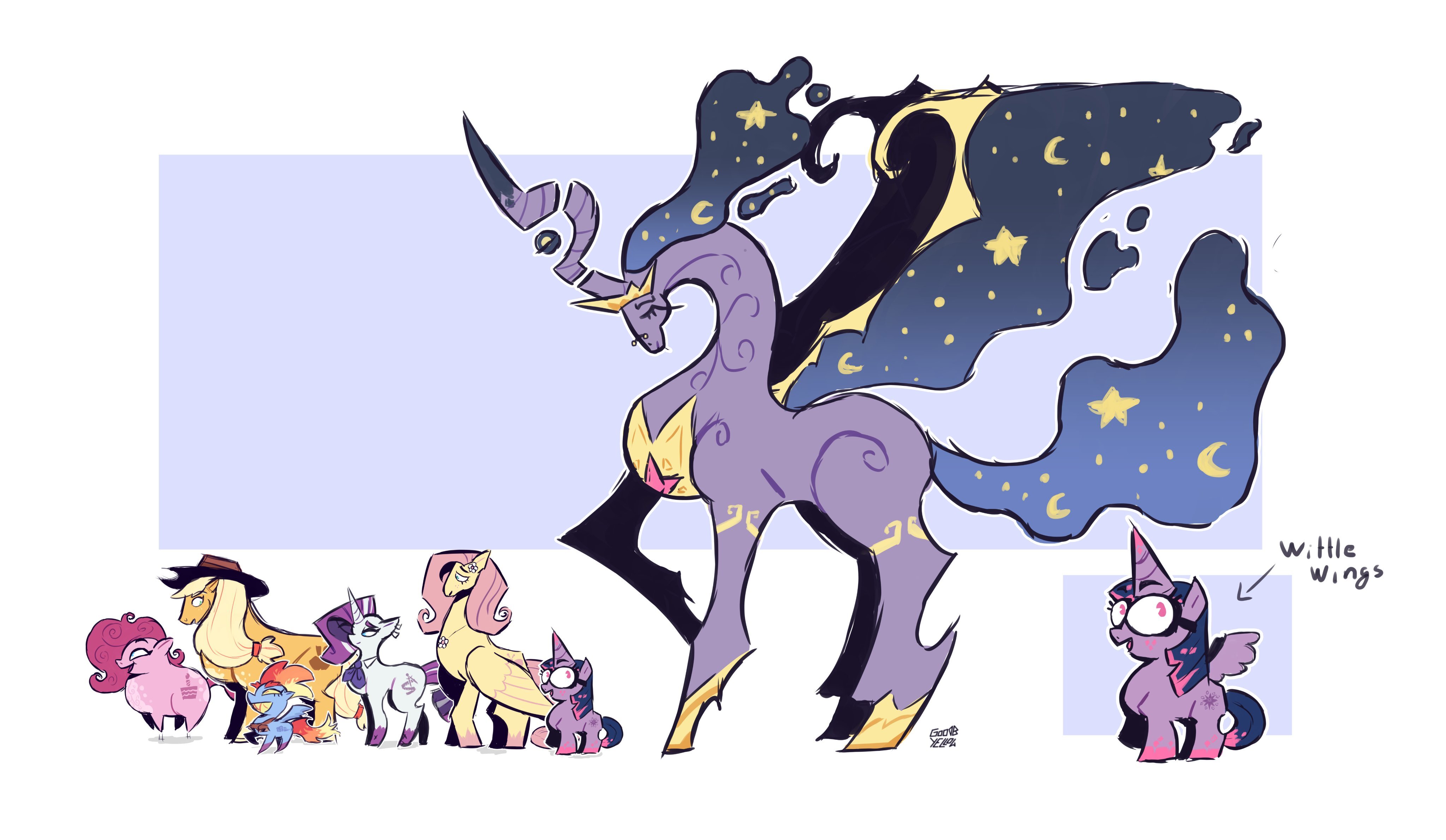 Last Problem Rarity Drawing #3130977 - safe, artist:goodbyellow, applejack, fluttershy, pinkie pie ...