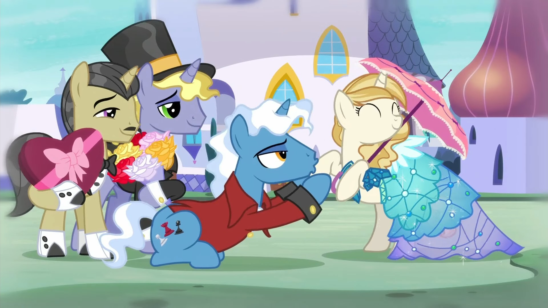 Safe Screencap Perry Pierce Pokey Pierce Ponet Pristine Sweet Biscuit Pony