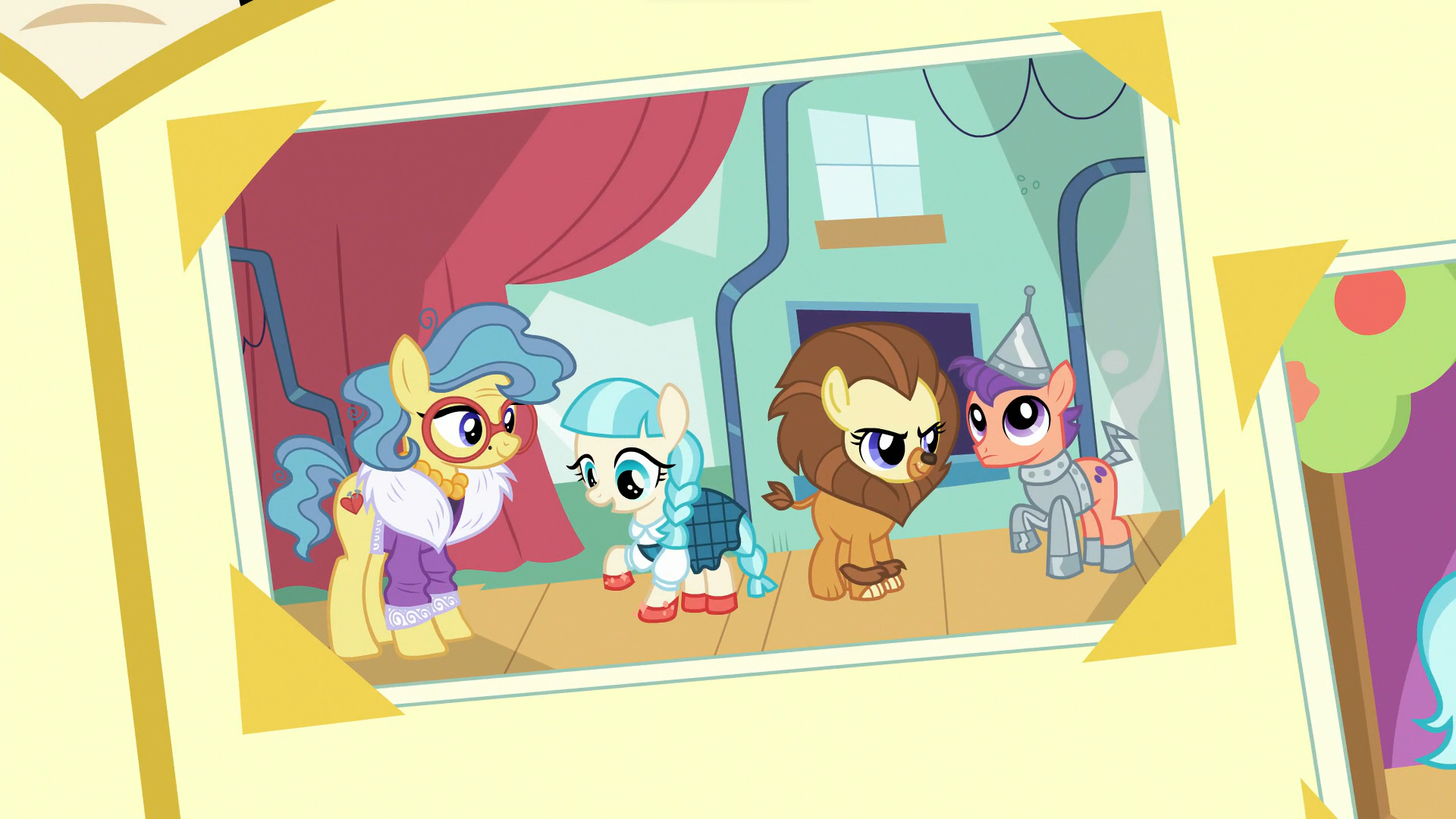3164015__safe_screencap_charity+kindheart_coco+pommel_tin+orbit_violet+cream_earth+pony_pony_g4_made+in+manehattan_background+pony_beauty+mark_charity_clothes_c.png