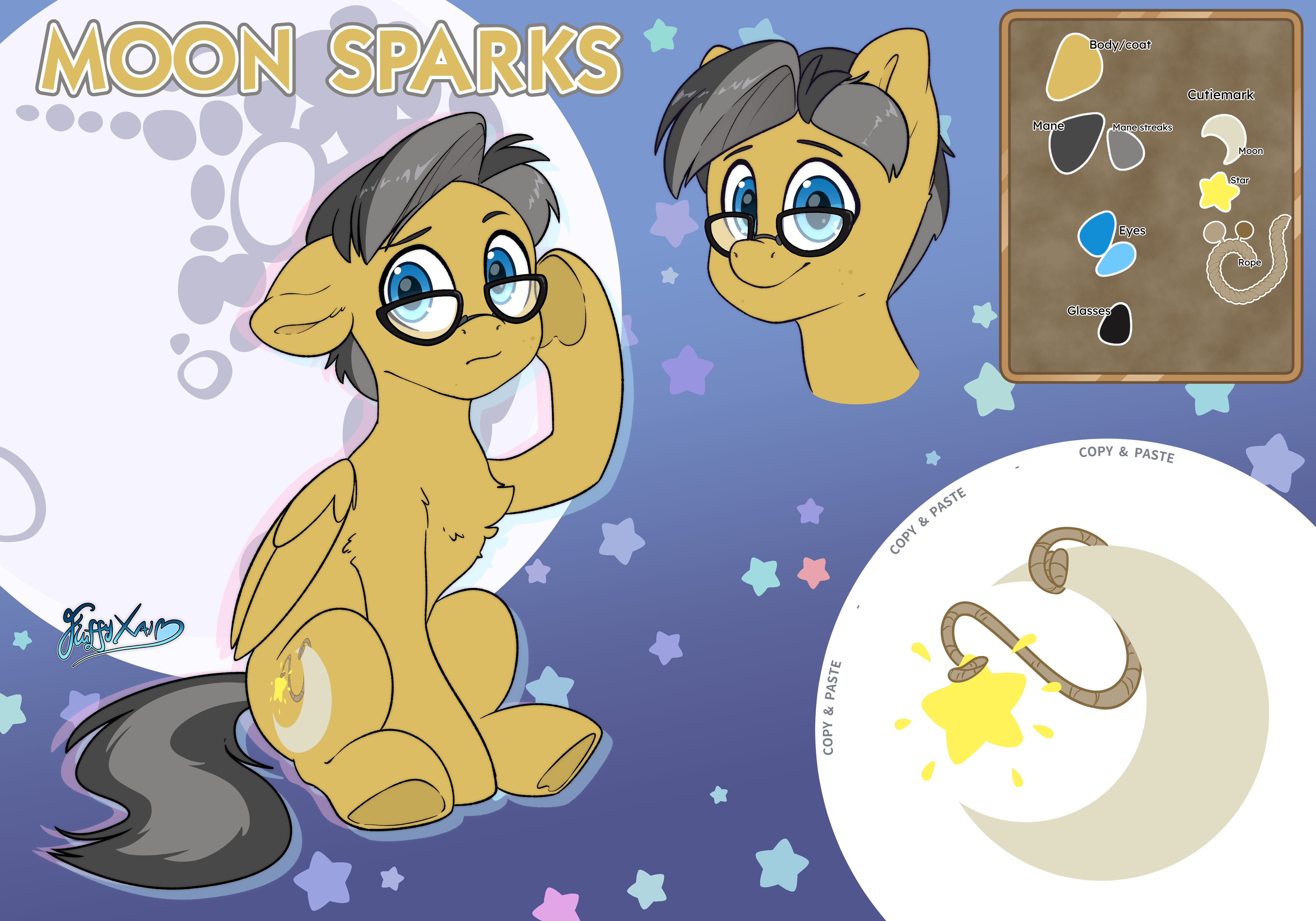 3463306 safe, artistfluffyxai, oc, oc only, ocmoon sparks, earth