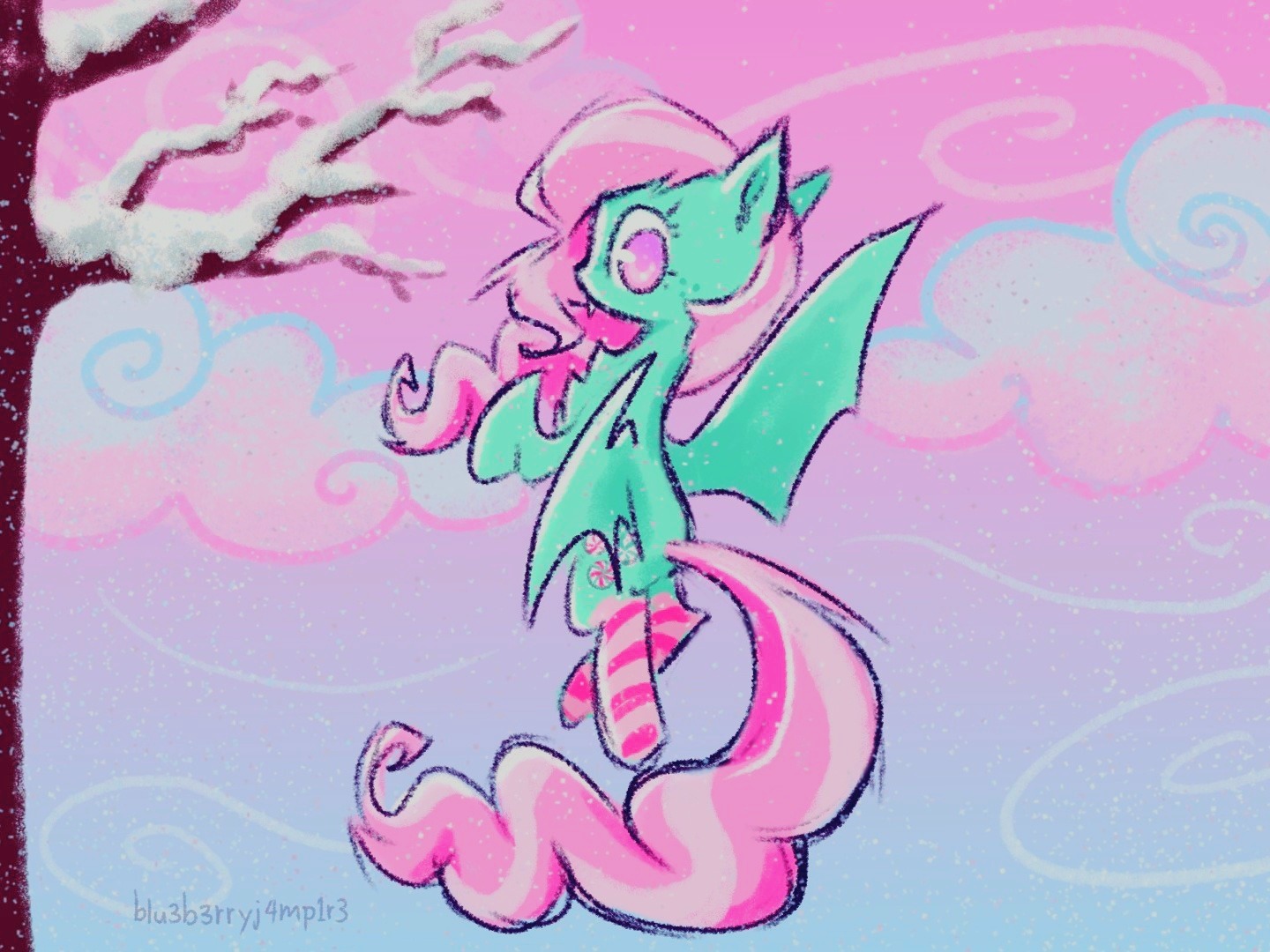 3467435 safe, artistflutterberrypie, minty, bat pony, pony, g3, bat