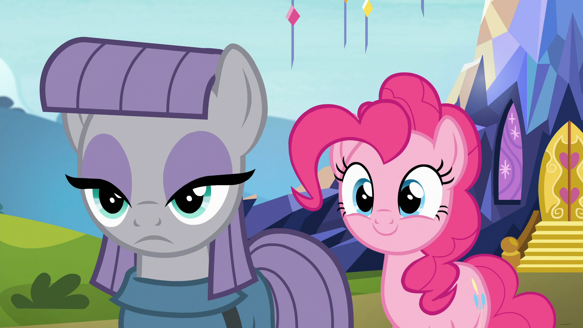 #3455683 - safe, screencap, maud pie, pinkie pie, earth pony, pony, g4 ...