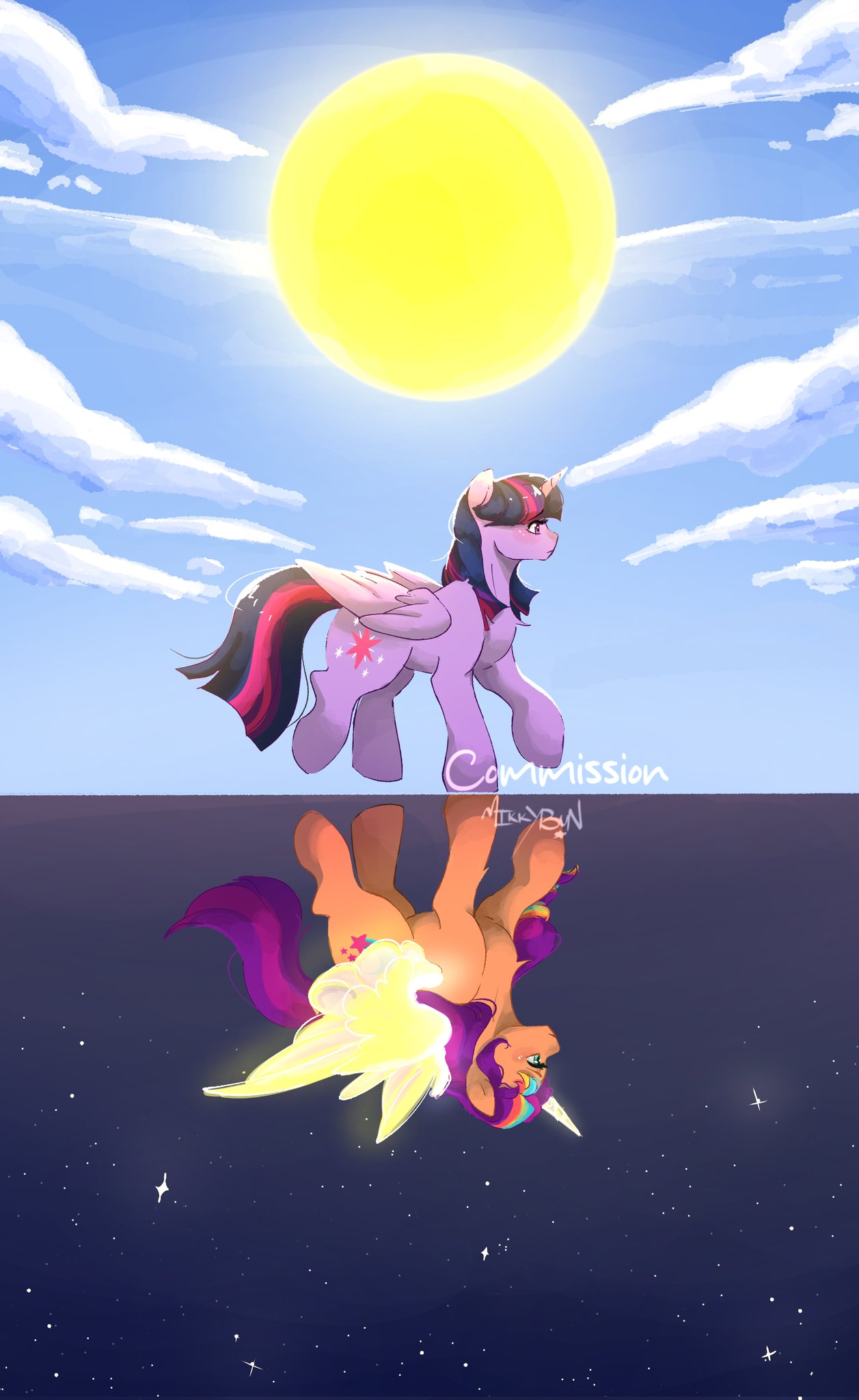 3459892 safe, artistmikkybun, sunny starscout, twilight sparkle