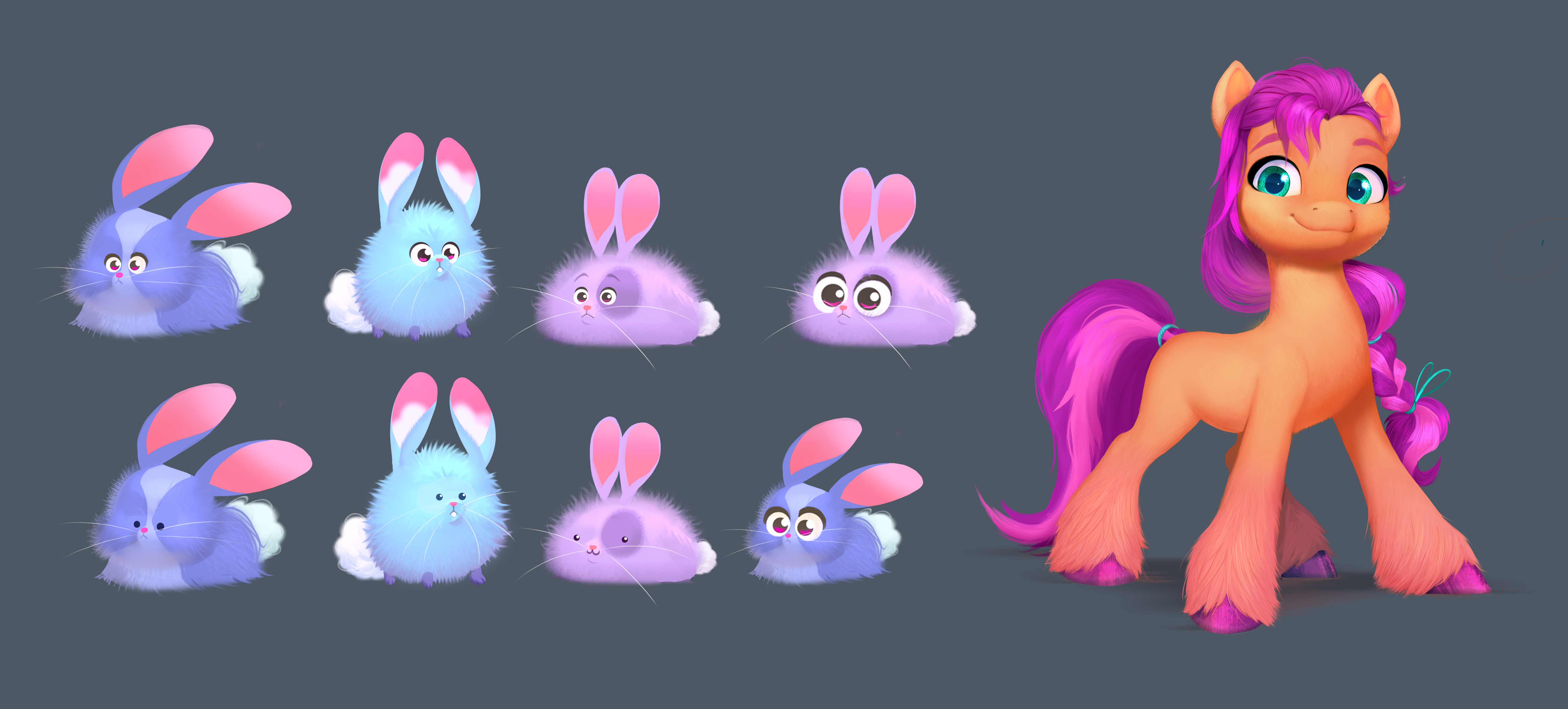 #3510640 - safe, sunny starscout, earth pony, pony, rabbit, g5, my ...