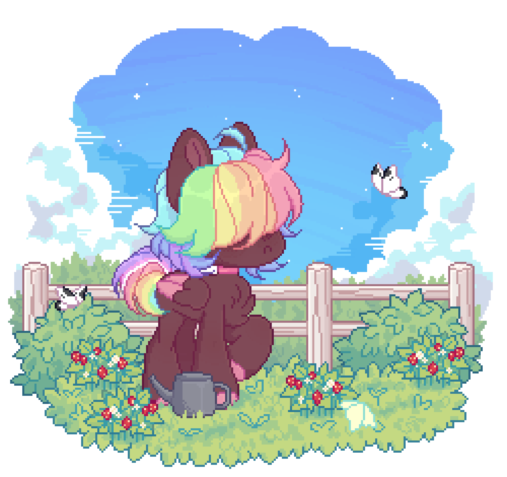 3406725 safe, artistwaihgt, oc, oc only, ocwalter evans, butterfly