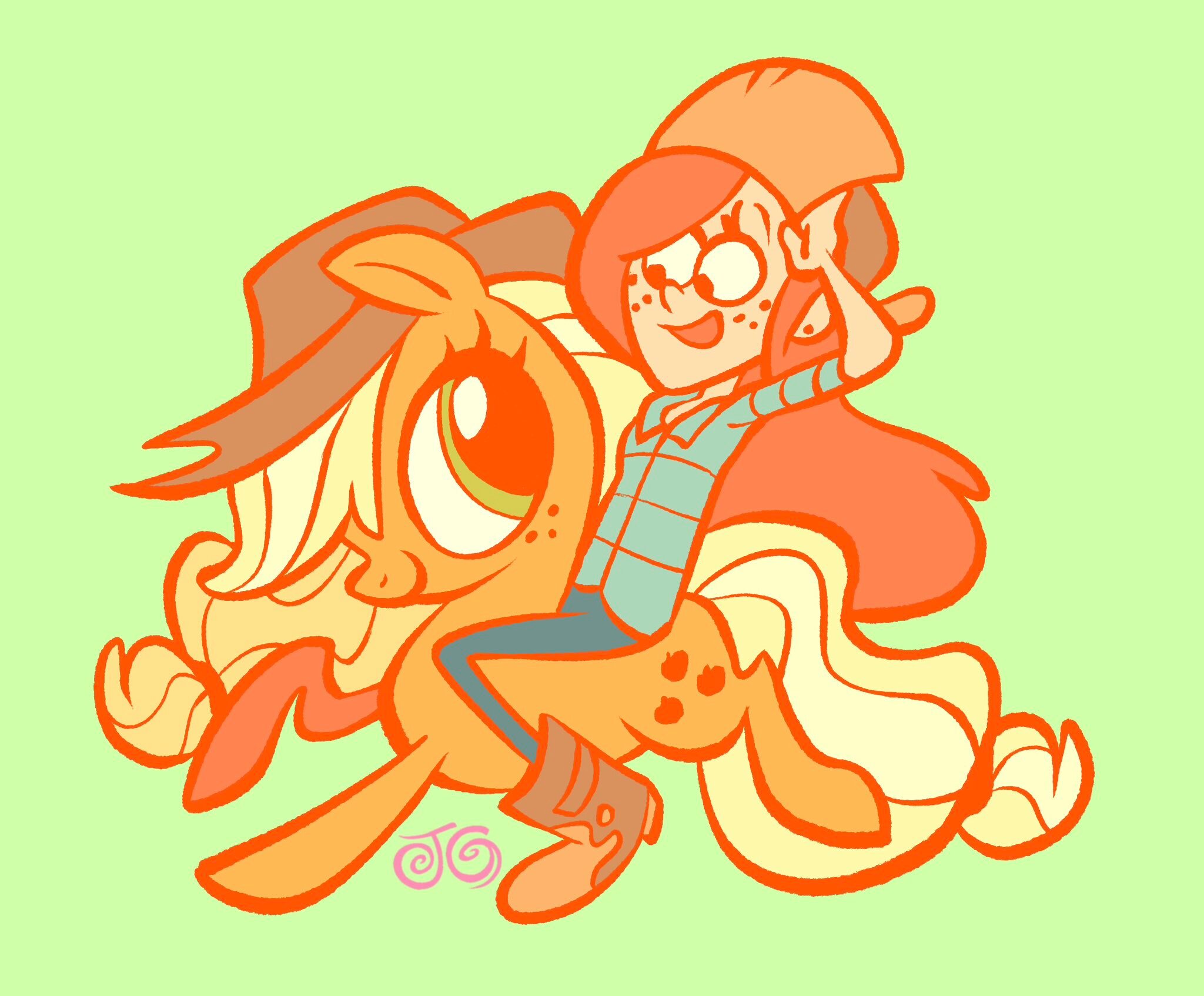 #3423013 - safe, artist:janegumball, part of a set, applejack, earth ...