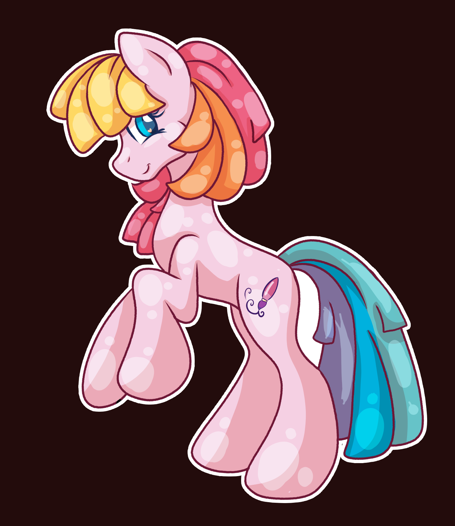 Toola Roola Mlp #3453238 - safe, artist:strawberrywolv, toola roola, oc, g4, art ...