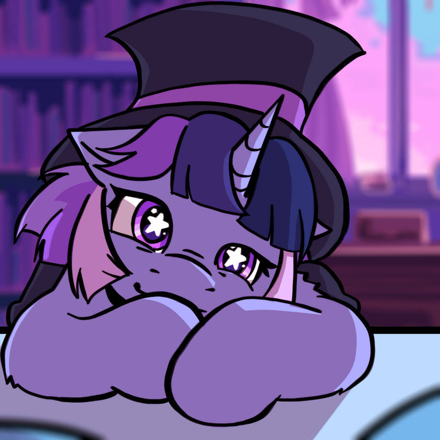 Flawless sparklemoon watching trixie sleep