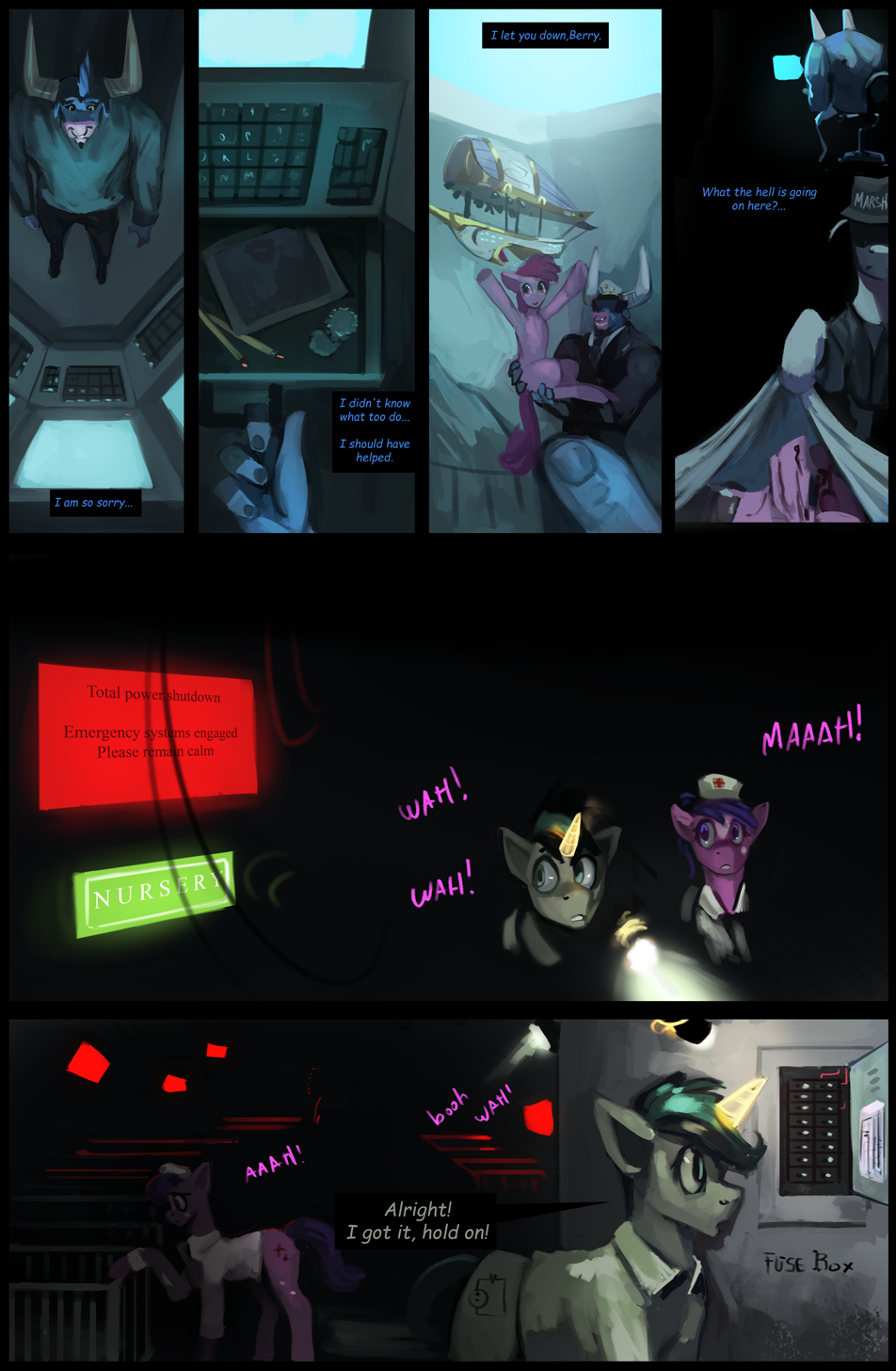 #3534864 - grimdark, artist:alientsdev, berry punch, berryshine, iron ...