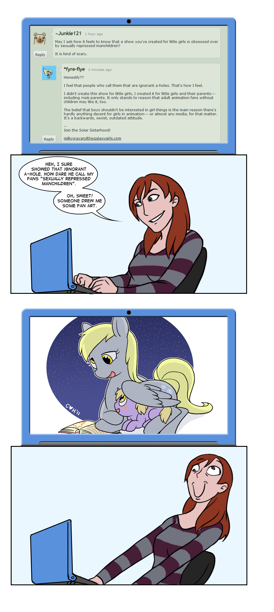 #3538253 - safe, derpy hooves, dinky hooves, human, pegasus, unicorn ...