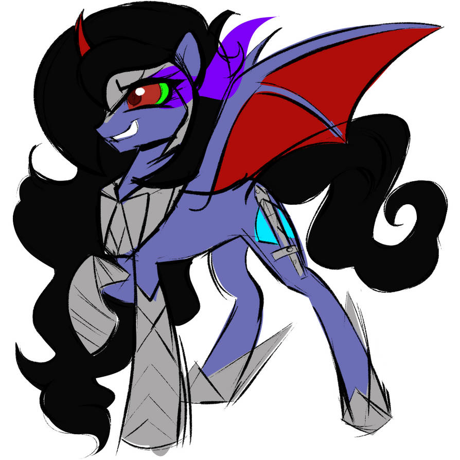 Unnamed Shiningsombra Kid oc EVIL