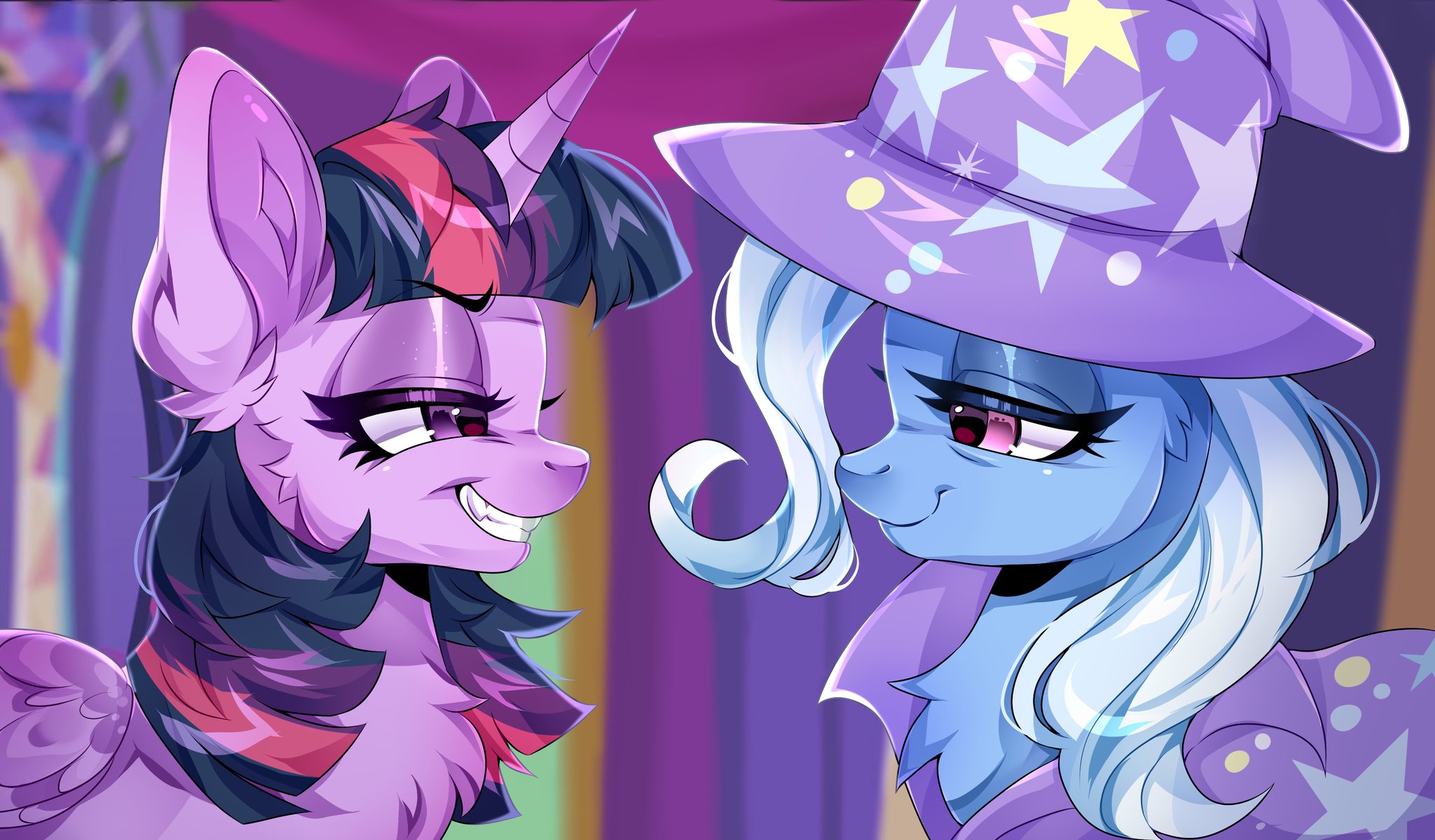 3566087 Safe Artist v4mpy kitt3n Trixie Twilight Sparkle Alicorn 3566087-safe-artist-v4mpy-kitt3n-trixie-twilight-sparkle-alicorn
