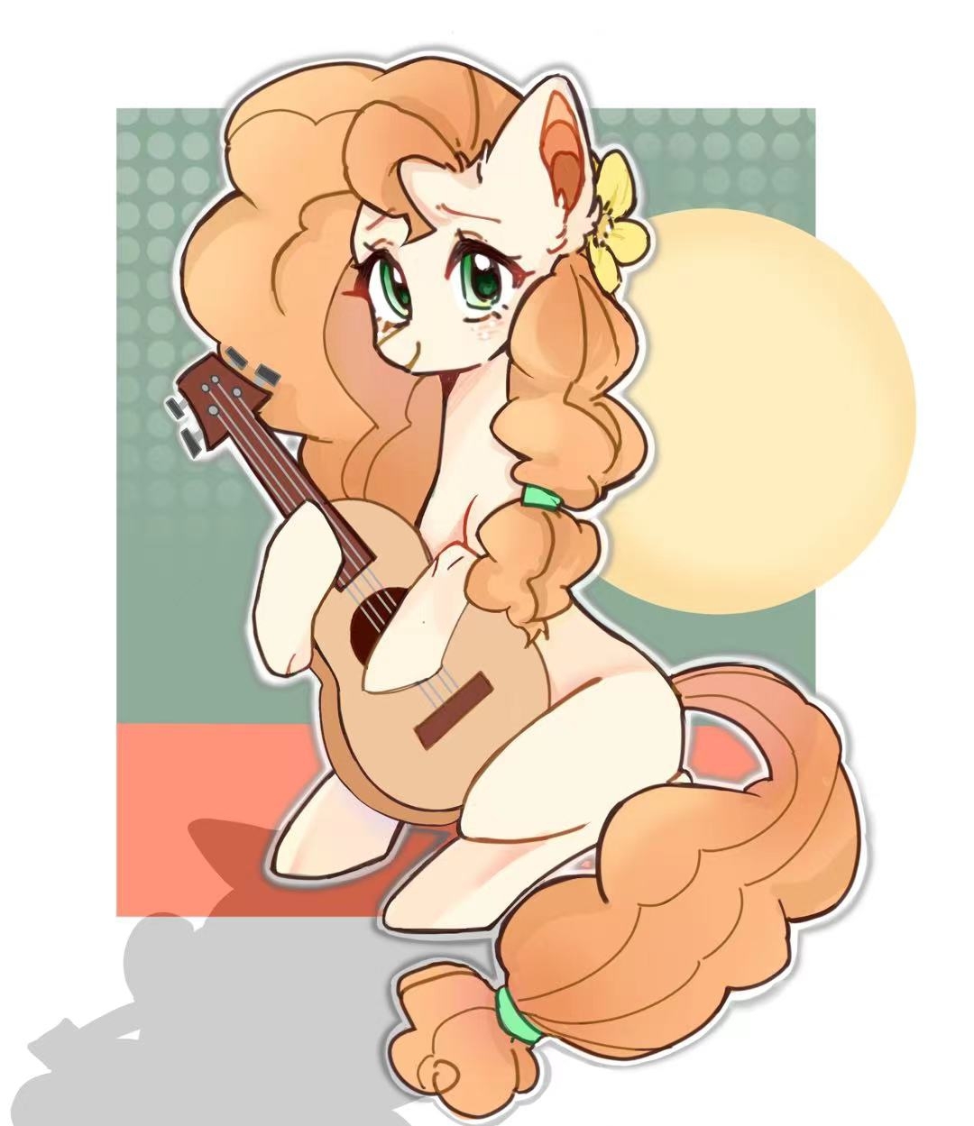 Mlp Butternut #3559286 - safe, artist:hi12052707, pear butter, earth pony, pony, g4 ...