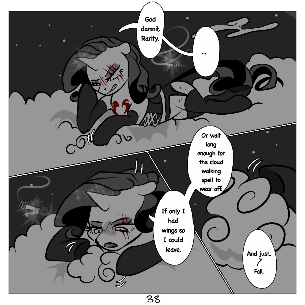 Mlp Rarity Sinclair #3592436 - semi-grimdark, artist:sinclairdugore, rarity, pony, unicorn ...