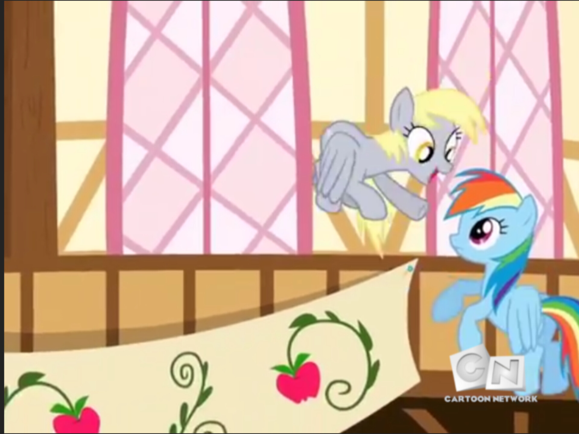 #3594389 - safe, screencap, derpy hooves, rainbow dash, pegasus, pony ...