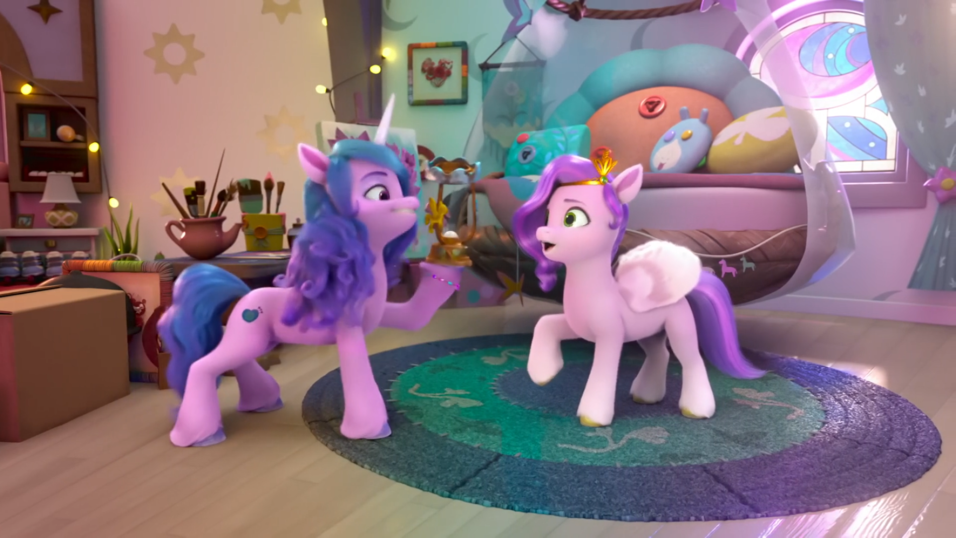 My Little Pony – Pipp Petals Speelfiguur (7,5 Cm) Met Cutie Mark-betovering, Accessoires En Sleutelhanger, Voor Kinderen Vanaf 5 Jaar