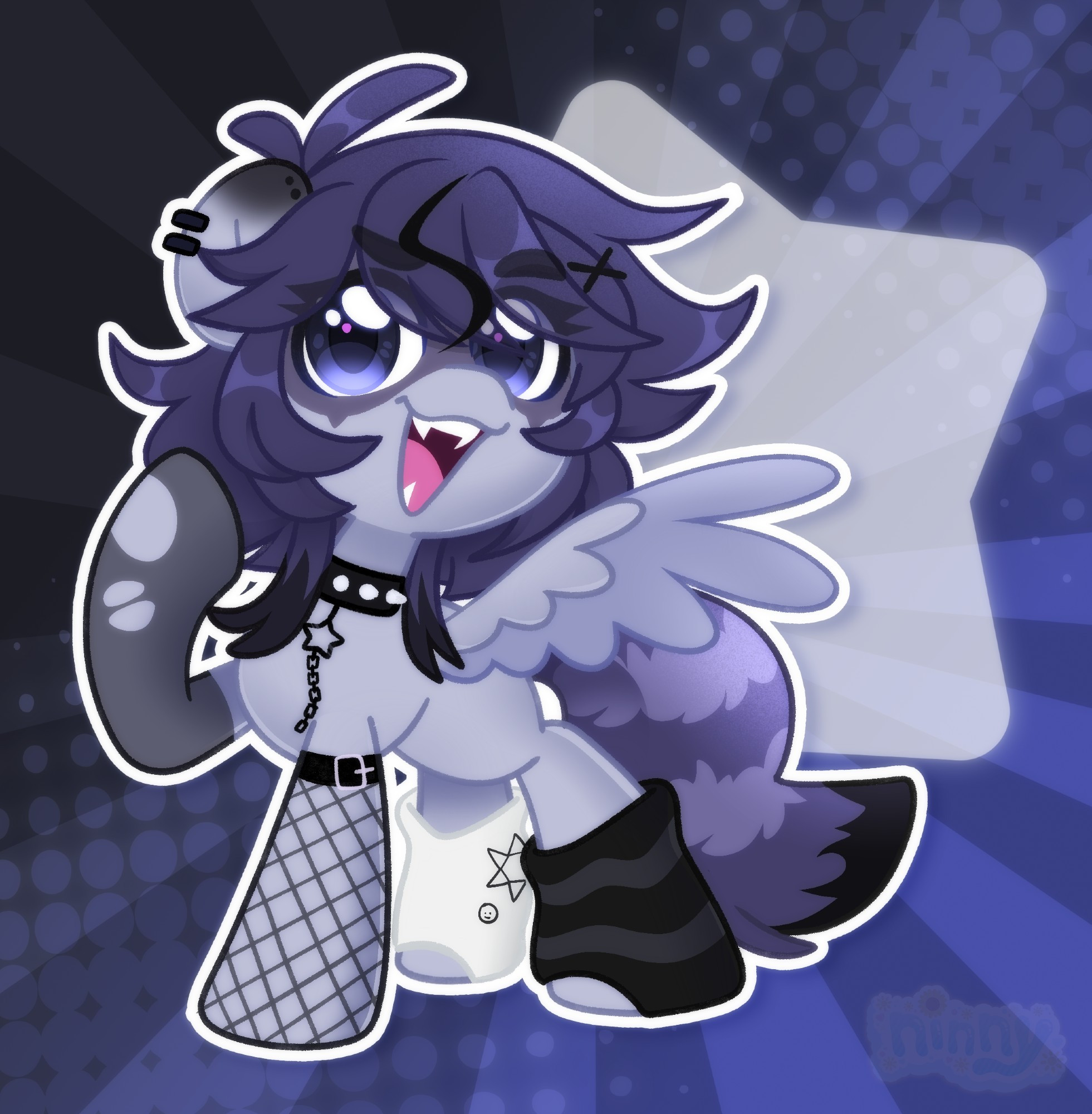 #3626186 safe artist:ninnydraws oc oc only oc:snuffy hybrid