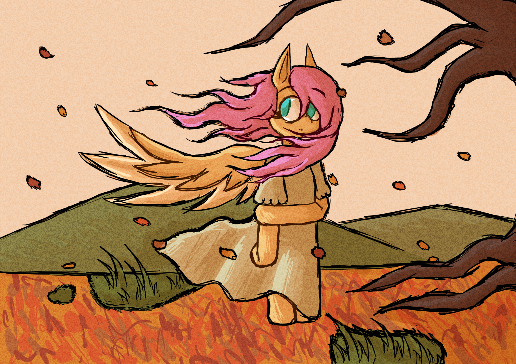 Flutter Reference #3905934 - safe, artist:stephaniethecrepe, fluttershy, pegasus, semi ...