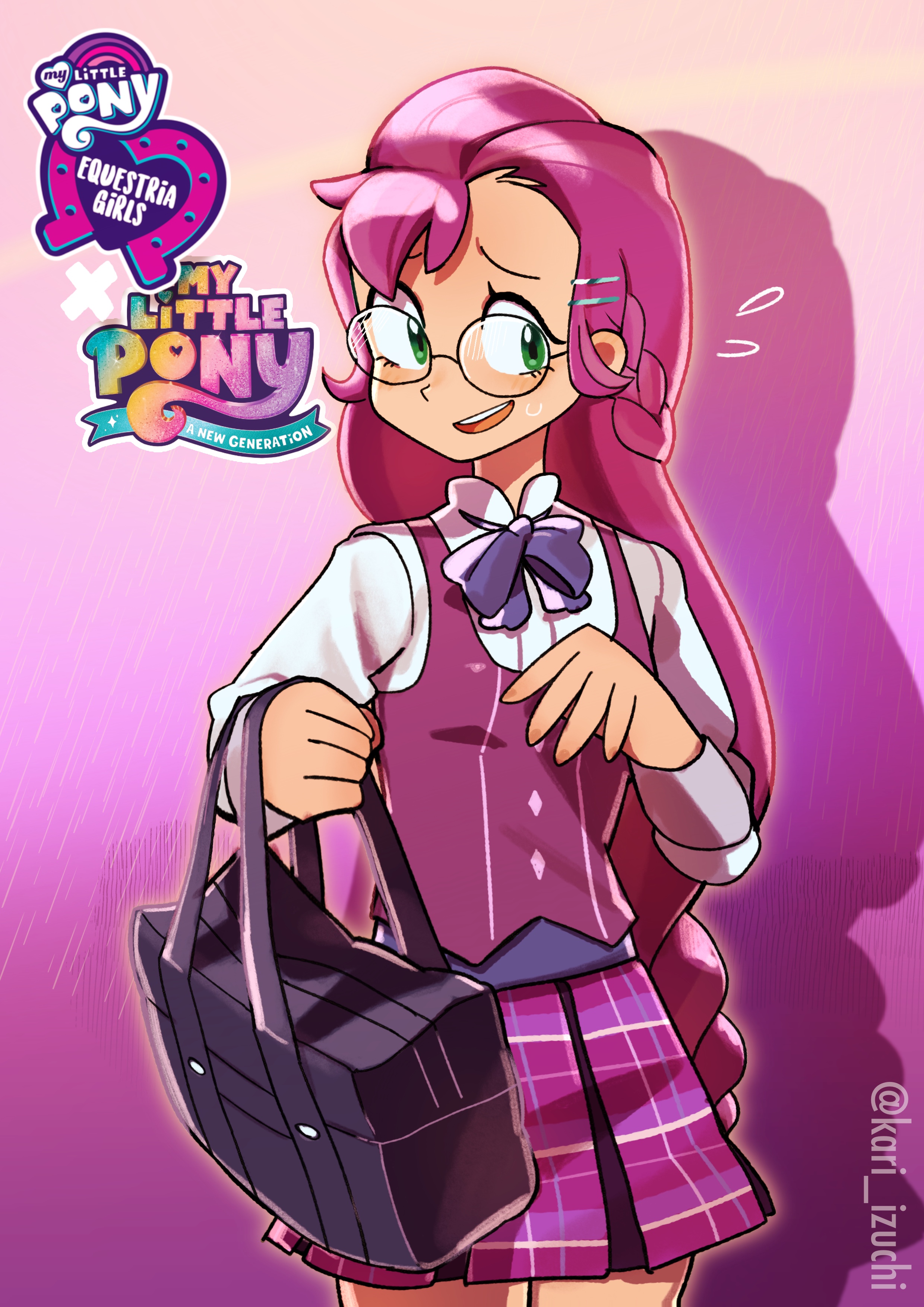 Click Crystal Fast #3907204 - safe, artist:izuchi, sunny starscout, human, triple ...