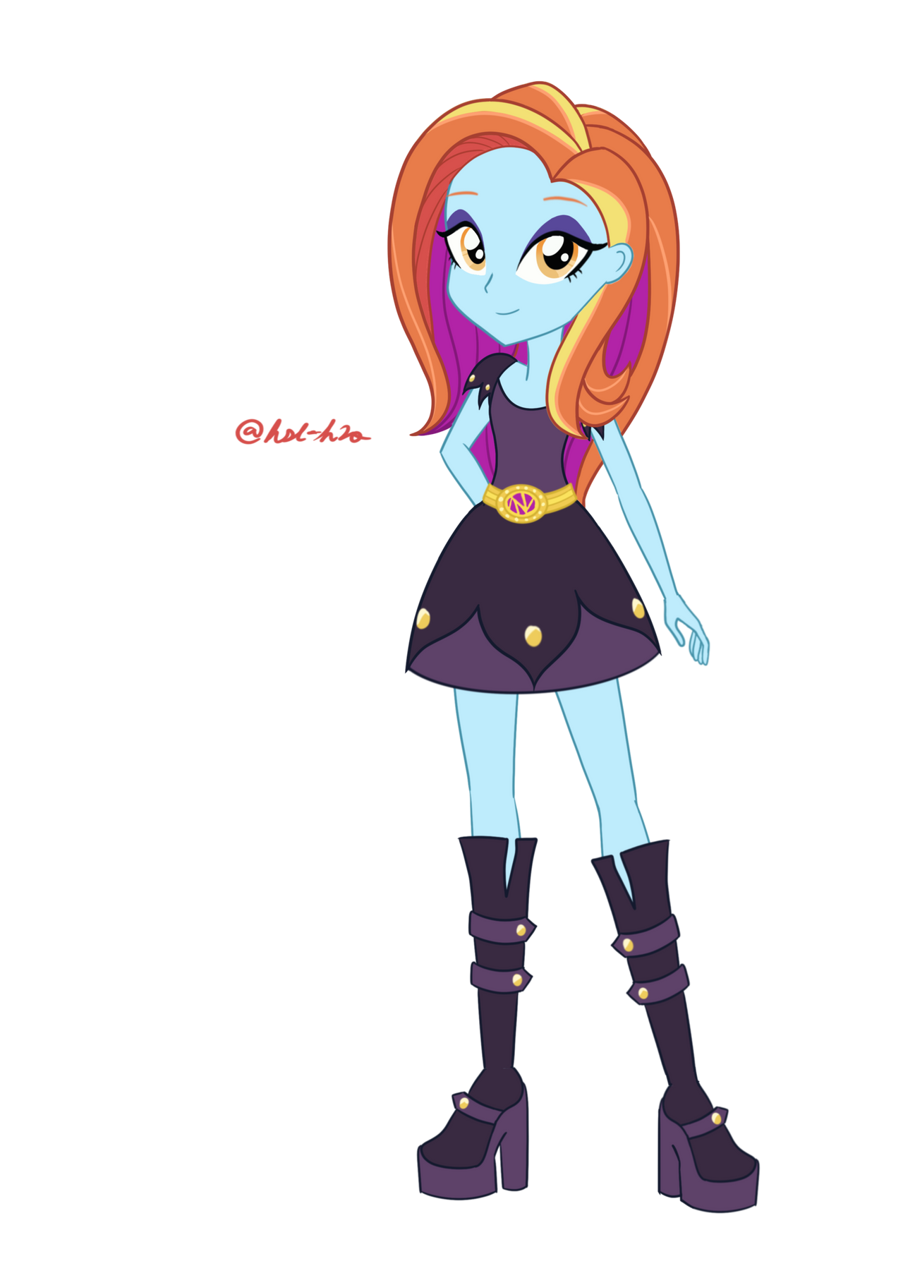 #3908643 - safe, artist:hsl-h2o, sassy saddles, human, equestria girls ...