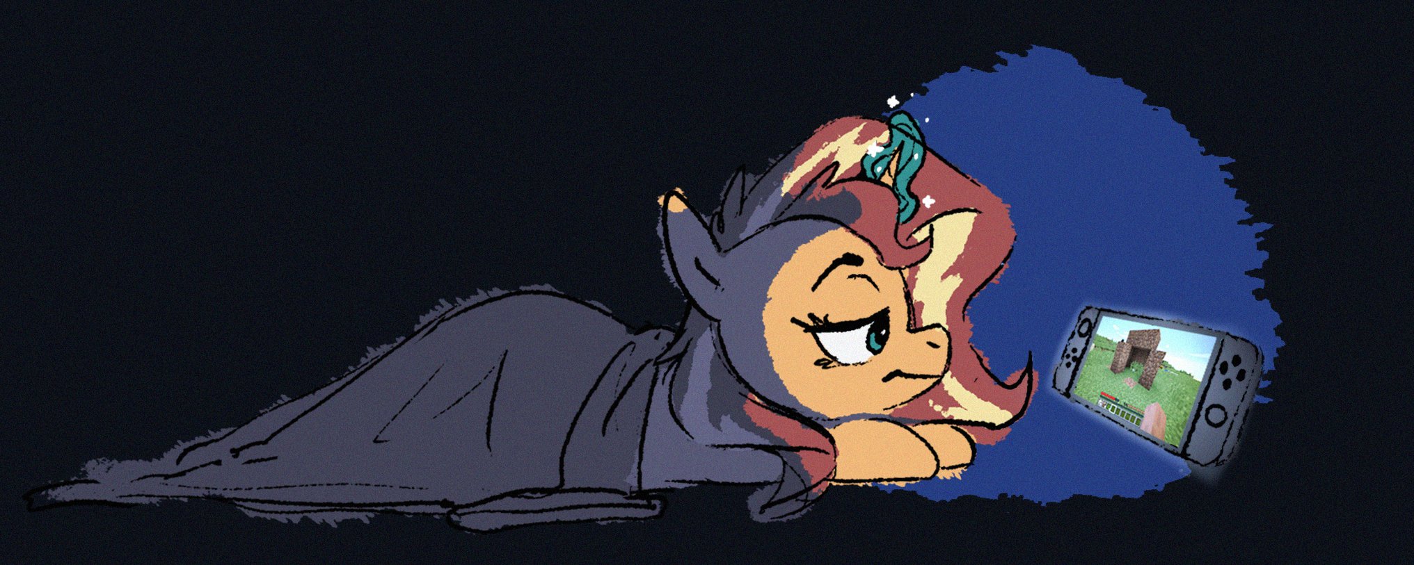 #3901799 - safe, artist:thefloatingtree, sunset shimmer, pony, unicorn ...